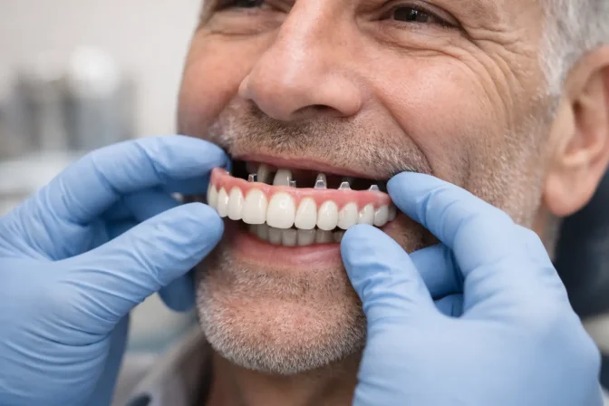 Temporary Teeth After Full Arch Implants